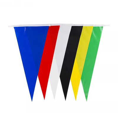 Флаг строки треугольника ткани 100Д полиэстера овсянки флага треугольника ОДМ ОЭМ изготовленный на заказ